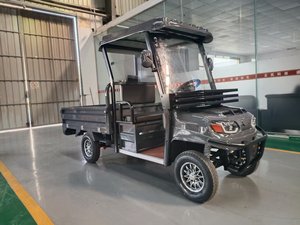 Voiturette de golf électrique avec benne de chargement, chariot <span class=keywords><strong>utilitaire</strong></span> électrique à 4 roues - Product Image 2