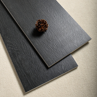 Carrelage Céramique Effet Bois Marron Noyer Motif Chevrons 200x1200mm Design Moderne - Léger, Texture Fine Gravée