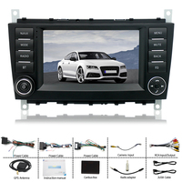 Autoradio Android Double Din Carplay 4G Stéréo de Voiture Navigation Lecteur Audio pour Mercedes Benz Classe C/CLC/CLK W203 W209