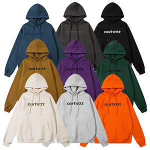 <span class=keywords><strong>Felpa</strong></span> <span class=keywords><strong>con</strong></span> <span class=keywords><strong>cappuccio</strong></span> ampia da uomo classica di marca europea e americana <span class=keywords><strong>con</strong></span> motivo solido e ricamo <span class=keywords><strong>con</strong></span> lettere invernali - Product Image 1