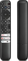 Control Remoto Infrarrojo RC813 Compatible con TCL Smart Google TV, Compatible con televisores inteligentes TCL UHD HDR LED QLED 4K