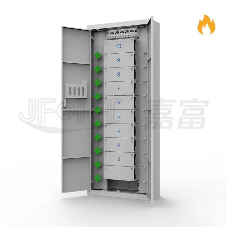 Patch panel 42U ODF Rack Cabinet 720 Cores FTTH FTTX Splicing Tray Indoor Outdoor Network Optical Fiber Distribution Frame
