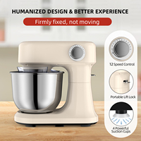 Cheftronic Profession 5L Stand Mixer 1500W 12 velocidades Cake Machine Food Planetary Dough Mixer Cocina Pequeños electrodomésticos