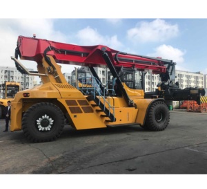 45 Ton <strong>Container</strong> Forklift Reach <strong>Stacker</strong> SRSC45H3 <strong>Container</strong> Handling Equipment with Hydraulic Spreader for Port Use - Product Image 2