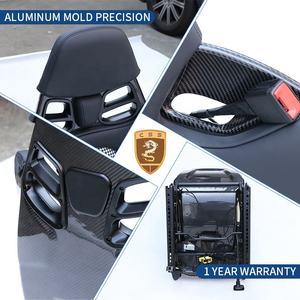 Ghế đua xe hơi bằng sợi carbon dành cho Porsche 718 Cayman Boxster Panamera Macan Cayenne Taycan 911 GT3 RS 911.2 991 992 - Product Image 2