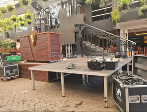 Plateforme de scène portable en alliage d'aluminium personnalisable, certifiée TUV, design modulaire, connexion rapide, capacité de charge de 500 kg, concert - Product Image 3
