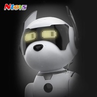 Elektrischer Interaktiver Programmierbarer Intelligenter Ferngesteuerter Plastik-Roboterhund mit 7 Kanälen, Lichteffekten, Tanzfunktion, Geschichtenfunktion und Follow-Me-Funktion für Kinder von 3-14 Jahren