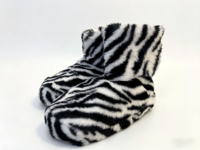 Chaussettes d'hiver en fausse fourrure moelleuse pour femmes, chaussettes élégantes à imprimé léopard et zèbre, chaudes, antidérapantes, douces, pour la chambre à coucher et le salon