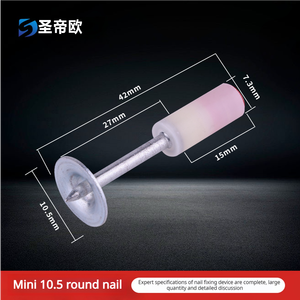 Oferta Especial: Mini Clavos Roscados Tipo Cañón para Procesamiento Personalizado, con Vástago Liso, para Abrazaderas de Tubería de 16/20/25, Clavos de Acero Integrados Roscados - Product Image 4