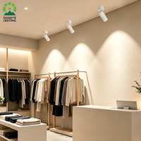 Commercial 360 ° Rotations à 90° ° Spot LED de plafond encastré inclinable et dimmable pour intérieur, 10W 15W 25W 30W, idéal pour les magasins de vêtements