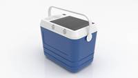 Glacière Solaire Autonome Réfrigérateur sans Glace Glacière Électrique avec Batterie Portable Intégrée