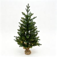 Sapin de Noël artificiel National Tree Company, 1,20 m, type Grande Sapin Canadien, pré-éclairé, 100 lumières transparentes, 230 pointes, avec support inclus