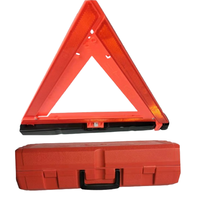Triangle de signalisation d'urgence pour voiture écologique, trois triangles réfléchissants, matériau PS&HIPS/AS&ABS, 400g, circulation
