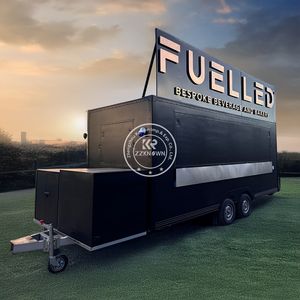 Remolque de Comida 2025, Remolque de Comida Rápida para Pizza, Camión de Comida de Acero Inoxidable, Remolque de Comida para Catering, Café y Concesiones en Venta - Product Image 3