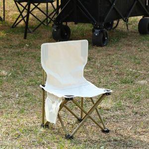 Custom Logo Lightweight Garden Chairs Fishing Beach Iron Folding Chair for Park Use Outdoor Furniture - Product Image 3