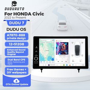 DUDU7 MEKEDE - Unidad Principal Exclusiva para Automóvil Android con Ventilación, Pantalla HD Grande, Función AUX DSP para HONDA <span class=keywords><strong>Civic</strong></span> 2022 al Presente de 11.5 Pulgadas - Product Image 6