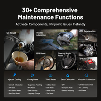Herramienta de Escaneo de Diagnóstico para Automóviles TOPDON Topscan Master OBD2 con Diagnóstico Completo del Sistema para Más de 70 Marcas y Servicios de Mantenimiento Integrales