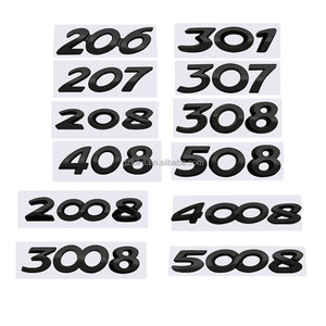 Adesivo decorativo per lettere con numero di emblema del bagagliaio posteriore in metallo all'ingrosso per il <span class=keywords><strong>308</strong></span> - Product Image 5