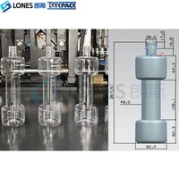 Machine de soufflage automatique à 2 cavités pour bouteilles PET d'eau potable et d'énergie, de 10 ml à 2 L, pour bouteilles en plastique (PC, PP) pour aliments, boissons et lait, certifiée CE