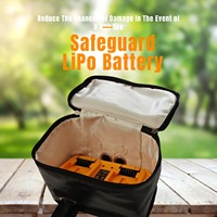 Sac de stockage de batterie antidéflagrant ignifuge charge sûre étui de transport de batterie Lipo sac ignifuge
