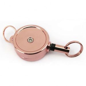 Porte-badge rétractable en métal personnalisé 2022 / Porte-badge rétractable en métal avec mousqueton pour carte d'identité - Product Image 6