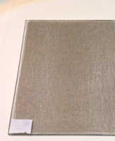 Cloisons décoratives en verre filé sur mesure haut de gamme pour salons, halls d'entrée, écrans de séparation, salles de bain d'hôtel