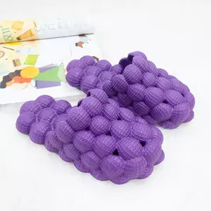 2024 Wholesale Home Sneakers Slippers Penut Bubble Slippers For Women Indoor Casual Soft Soled Bubble Ball Slippers