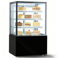Vitrine Réfrigérée Verticale COLDSTAR pour Boulangerie, Réfrigérateur Commercial à Refroidissement par Air pour Gâteaux et Pâtisseries