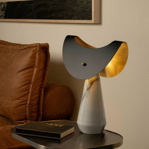 Atotalof Rotating Table <b>Lamp</b> Gray Shade Led <b>Touch</b> Control Desk <b>Lamp</b> Night Light <b>Bedside</b> Ambient Light Decorative Ornament - Product Image 3