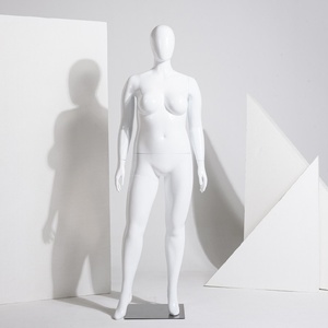Maniquí de cuerpo completo electrochapado de talla grande para exhibición de ropa femenina con postura de pie, China Pagu - Product Image 1
