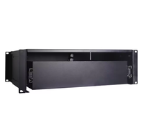 Tiroir de serveur 19'' 1U pour montage en rack, verrouillable et coulissant, avec clé