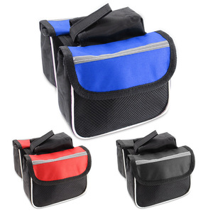 Sac de guidon imperméable pour vélo, sacoche de selle pour VTT, pochette de rangement pour téléphone, accessoires de cyclisme - Product Image 1