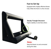 Utdoor-rojector que crea 33Ft, bajo