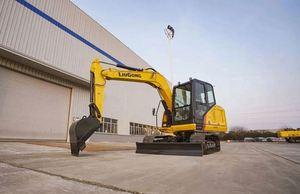 Miniexcavadora Liugong 9075F con línea de martillo, 7.5 toneladas, fabricada en China, miniexcavadora hidráulica de cadenas, retroexcavadora para movimiento de tierras - Product Image 4