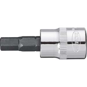 VIGOR Douille pour vis à six pans intérieurs ∙ V2284N ∙ 3/8 pouce (10mm) carré, creux ∙ Profil à six pans intérieurs ∙ Taille 4 - Product Image 2