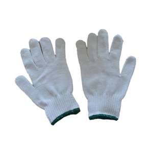 Guantes de trabajo de algodón blanco de seguridad para jardinería, guantes de trabajo de punto de calibre 10 de <span class=keywords><strong>35g</strong></span>, baratos para hombres y mujeres - Product Image 6