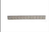 Poids de roue de voiture en plomb avec revêtement en zinc 5*12, poids d'équilibrage adhésifs pour pneus, certifiés CE ISO, capacité de levage max. 60 kg