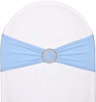 Cubierta Universal de poliéster elástico para silla, venta al por mayor, blanco, para fiesta de boda, Iglesia