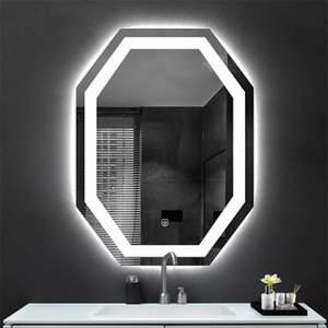 Miroir-<span class=keywords><strong>Espejo</strong></span> de pared inteligente con luz led para <span class=keywords><strong>baño</strong></span>, tocador de maquillaje usado, decorativo, moderno, personalizado, 50x70cm - Product Image 6