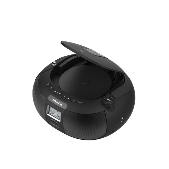 Portable CD Player with FM/USB Audio LCD Backlight Micro SD Support & Speaker-Boombox