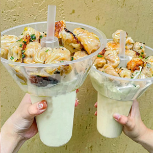 Bán buôn lẩu Snack và uống cốc cốc nhựa chịu nhiệt cốc nhựa với Snack Bát bồn tắm hàng đầu - Product Image 1