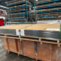 Panneaux composites en aluminium de façade extérieure noir mat de bonne qualité, panneaux métalliques Acm à vendre