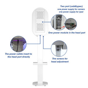 2025 Newest Dslr iPad Photo Booth Machine Shell Stand Roaming Oval <strong>Photobooth</strong> With Printer stand for Events Party - Product Image 4