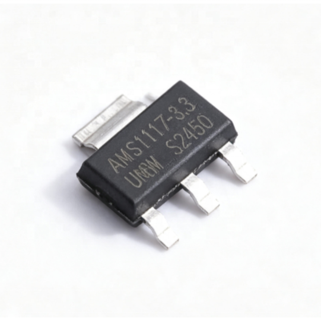 Original AMS1117-3.3 SOT-223 Fixed 3.3V LDO Linear Voltage Regulator IC 1A Output Low Dropout Power Management Chip in Stock