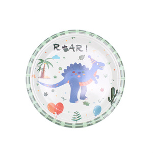 ชุดอุปกรณ์จัดงานเลี้ยงธีมไดโนเสาร์ DAMAI จานกระดาษ ผ้าเช็ดปาก แก้วน้ำ ชุดภาชนะใช้แล้วทิ้งสำหรับงานวันเกิด - Product Image 4