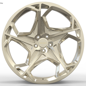 New Luxury Forged Aluminum Car <b>Wheels</b> 18-22 Inch 20mm Customized Jelly Gold Color Multi <b>Spoke</b> Design According Customer's - Product Image 2