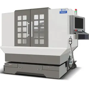 Fresadora CNC de metal de alta precisión ND6050 de 3 ejes con cuerpo de granito estable para grabar sellos de metal