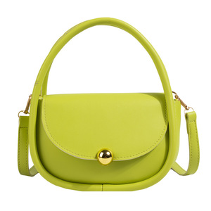 Sacs à main femme couleur bonbon tendance 2026 en cuir PU, sacs bandoulière mignons pour filles - Product Image 2
