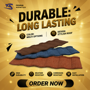 Curved Stone Coated Metal Roof Tile Anti Corrosion Roofing Material for Villa <strong>Roo</strong> - Product Image 1
