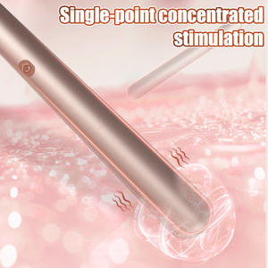 Vibrateur en forme de collier en métal pour femmes, forte vibration, silencieux, rechargeable par USB, mini masseur portable en forme de balle - Product Image 5